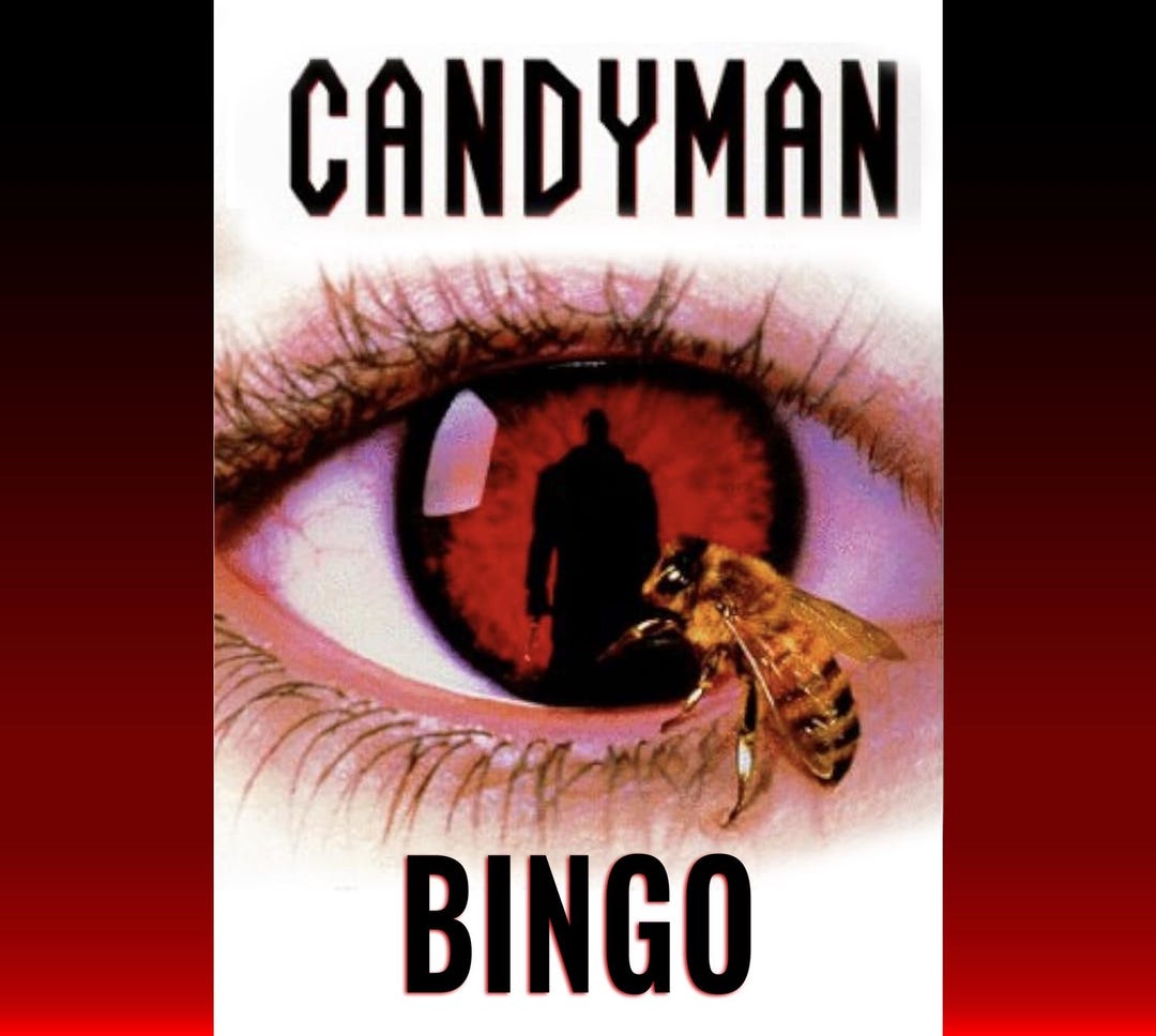 Candyman Bingo: 1992 Cult Horror Movie Party Game (PDF) - Etsy