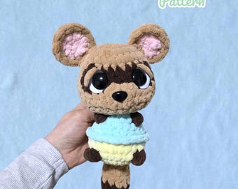 Gaming Tanuki Crochet Pattern Low Sew
