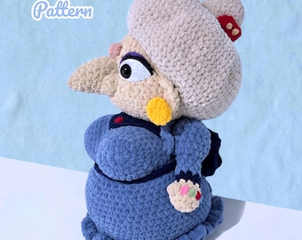 Patrón de ganchillo de bruja anime