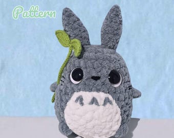 Patrón de crochet Chibi Big Neighbor para costura baja