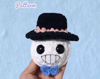 Mini Turniphead Keychain Crochet Pattern LOW SEW