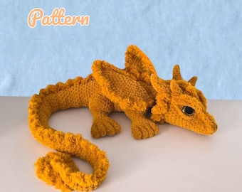 Patrón de crochet del cuarto dragón