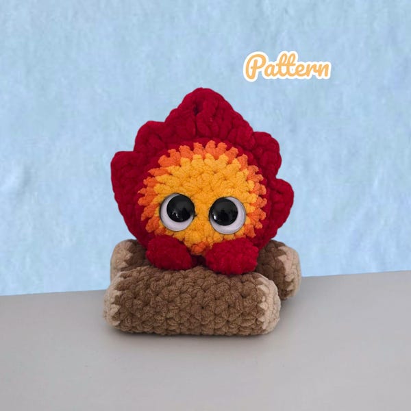 Small Fire Demon Crochet Pattern