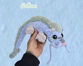 Modèle de dragon Baby Spirit au crochet SANS COUTURE