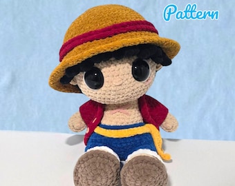 Patrón de crochet de piratas de anime