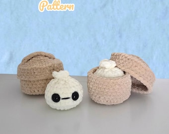 Patron de ravioli sans couture avec panier