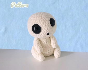 Patrón de crochet de fantasma del bosque