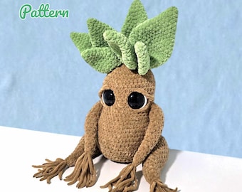 Patrón de crochet de mandrágora