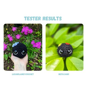Chibi Coal Crochet Pattern NO SEW image 5