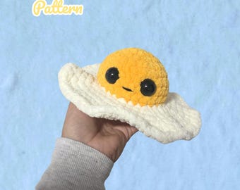 Modèle de crochet d'œuf au plat sans couture