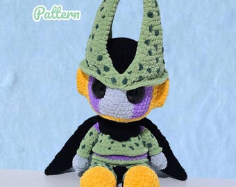 Patrón de crochet del guerrero dragón enemigo