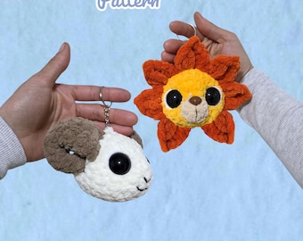 Pirate Ship Keychains Crochet Pattern LOW SEW Bundle Sunny Merry