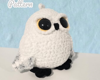 Patrón de ganchillo del búho mago