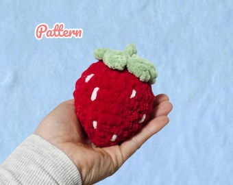 Strawberry Crochet Pattern NO SEW