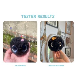 Chibi Coal Crochet Pattern NO SEW image 6
