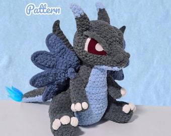 Patrón de ganchillo de Mega Dragón de Fuego