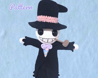 Patrón de crochet de espantapájaros de anime