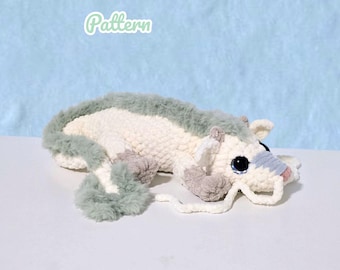 Modèle de petit dragon spirituel au crochet SANS COUTURE