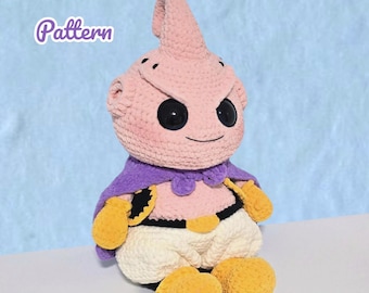 Patrón de ganchillo para el luchador monstruo de goma