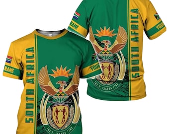 Personalized South Africa 3D Shirt