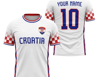 Custom Croatia Soccer Jersey 2026 – Personalized Name & Number Shirt for Fans