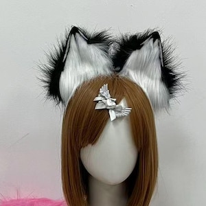 Custom Faux Fur Animal Ears Headband - Cosplay Accessory for Halloween & Anime Costumes