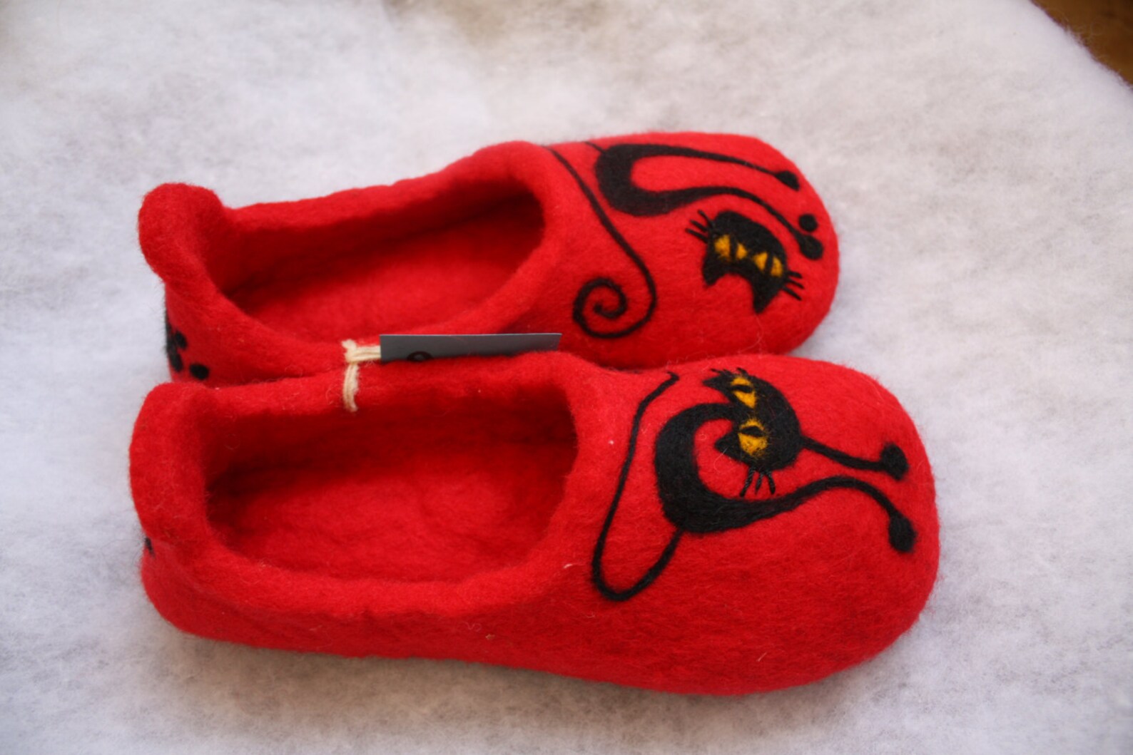 wool cat slippers