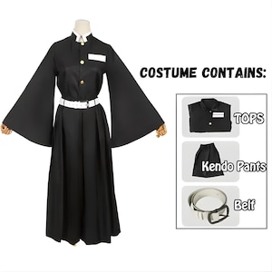 Anime Style Cosplay Costume Uniform,Japanese Inspired Outfit with Wig, Gift for Festival Party