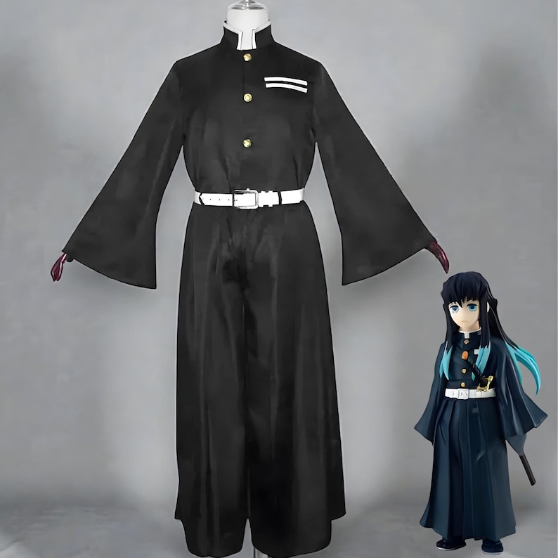 Anime Style Cosplay Costume Uniform,Japanese Inspired Outfit with Wig, Gift for Festival Party