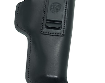 Glock 17 Leather Holster, Thumb Break Strap, Handmade Full Grain Cowhide, K-M-149-S