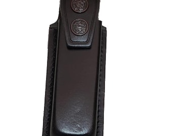 Colt Leather Magazine Pouch with Clip, Handmade Mag Holder, Belt Carry K-001-S