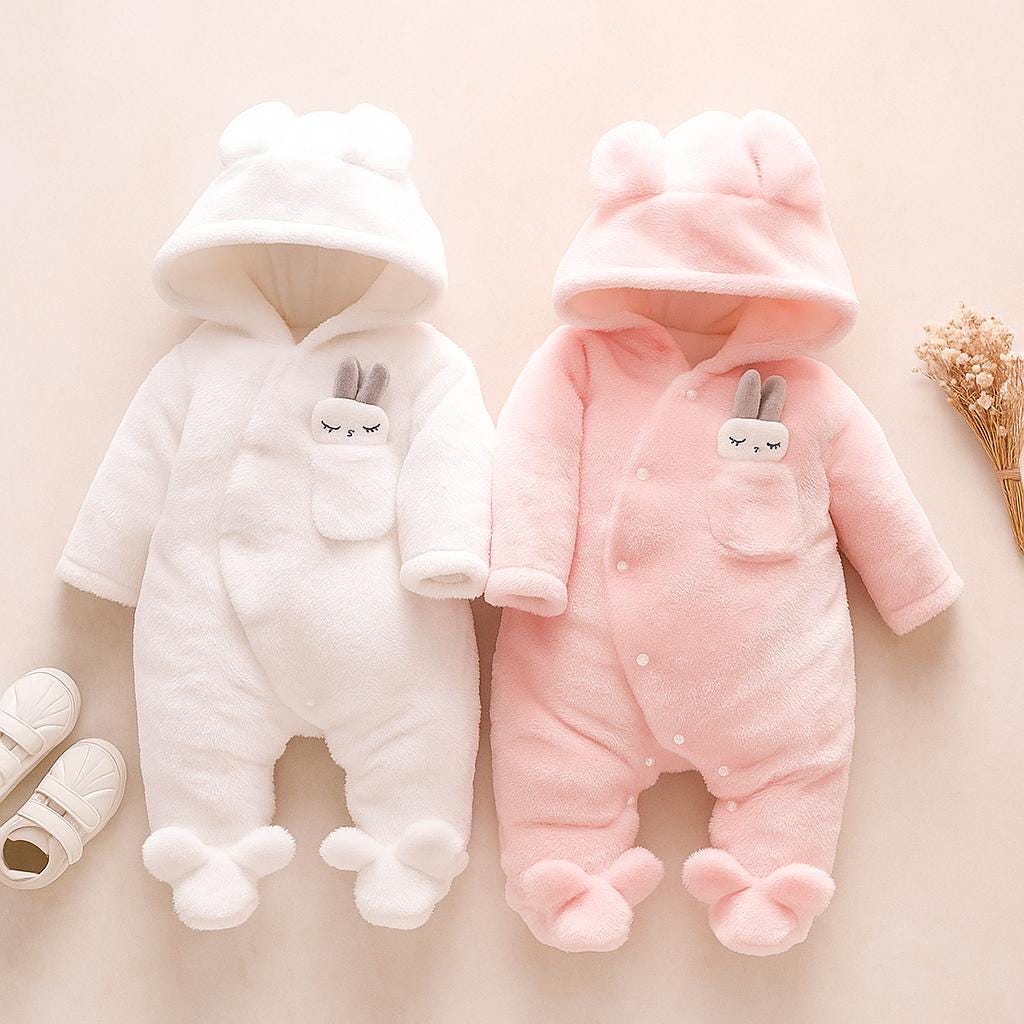 URMAGIC Newborn Baby Jumpsuit Hooded Fleece Rompers Long Sleeve Onesies Outwear Outfits 0 12 Months Bd9df1d8 E985 4139 8514 247daff25eac.d2fbebb9a8d9a941e8a0cff7284263d3