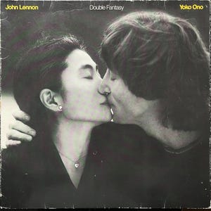 John Lennon Double Fantasy 1980 German Geffen Vinyl Lp GEF 99131 With inner