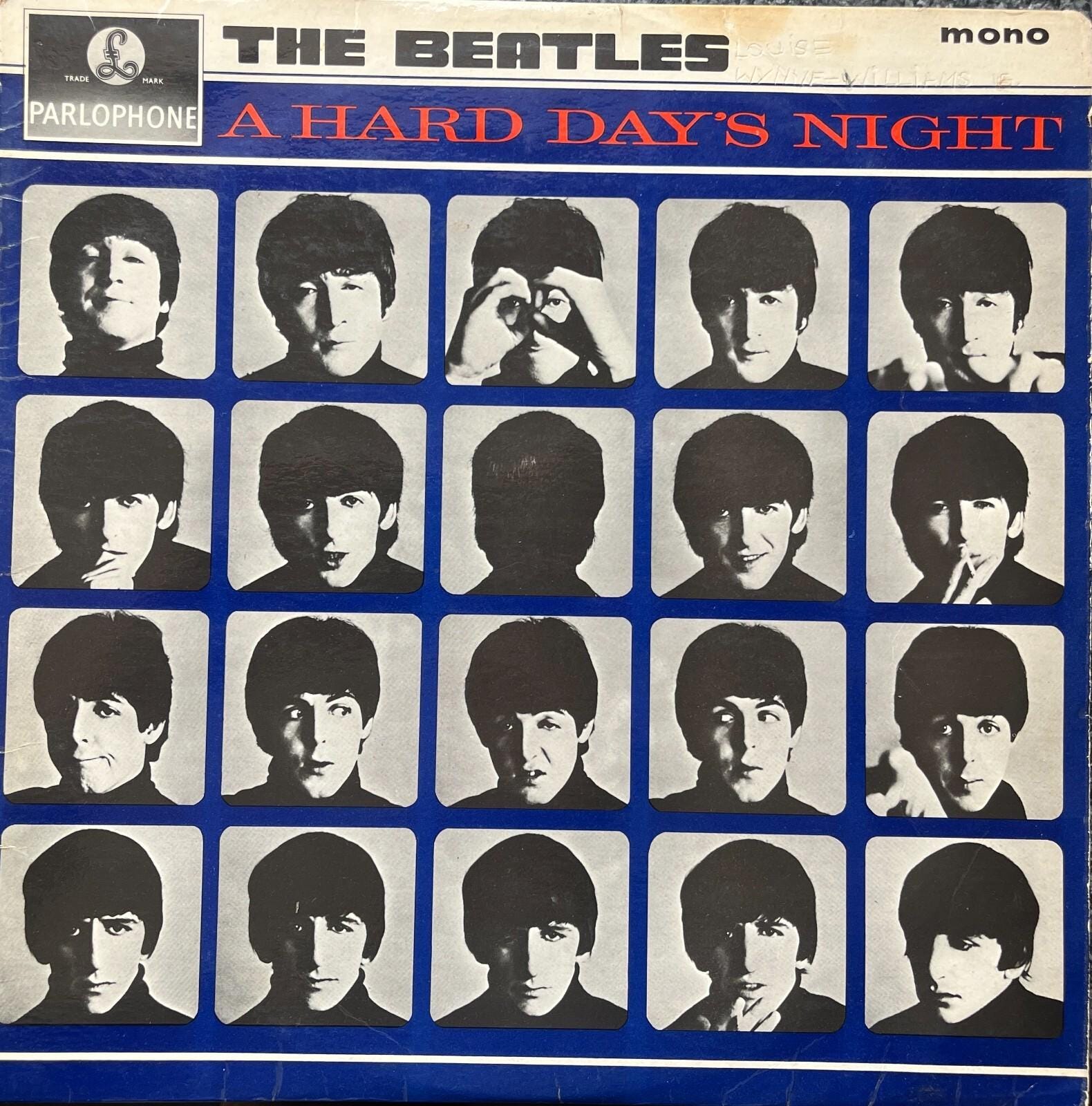 Hard days night 1964 - Etsy 日本