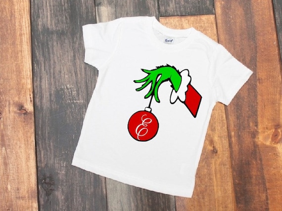 grinch themed shirt