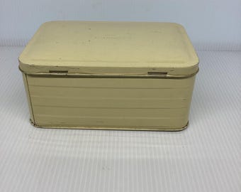 Rare Antique Embossed Sandwich Box made in England