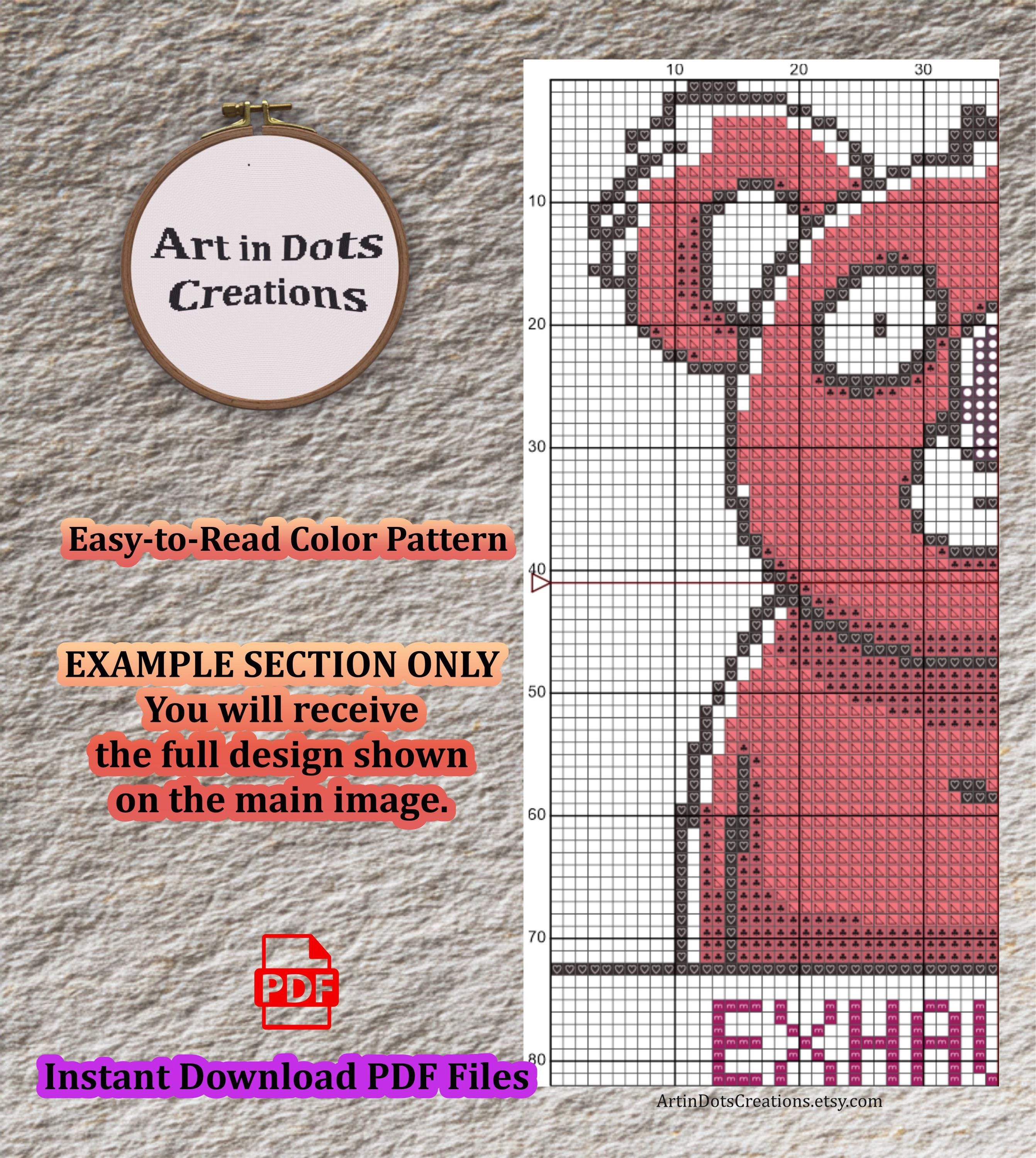 Four Seasons Tree Cross Stitch Pattern – Seasonal Tree Embroidery PDF ...