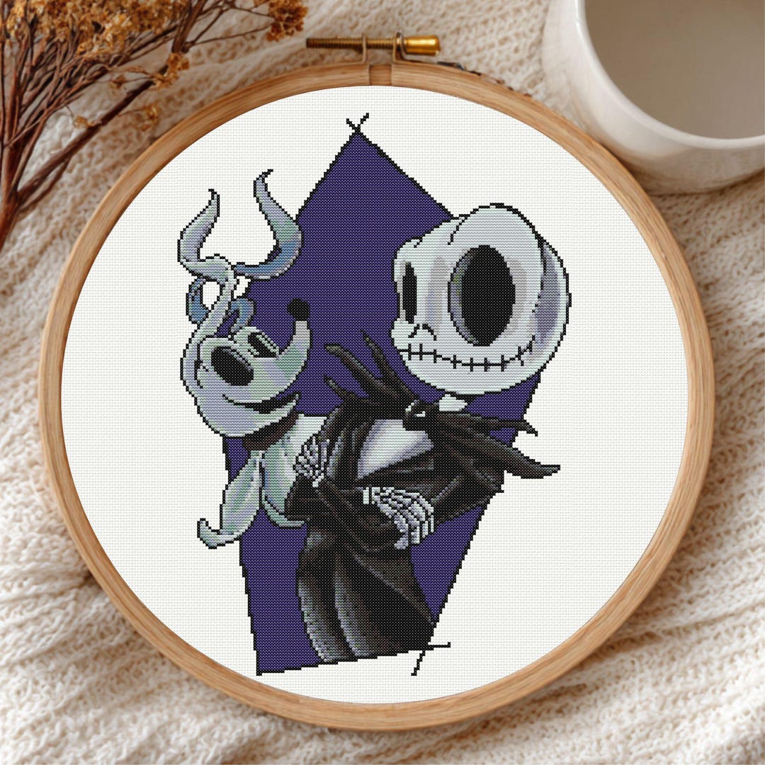 Jack Skellington Cross Stitch Pattern – Nightmare Before Christmas ...