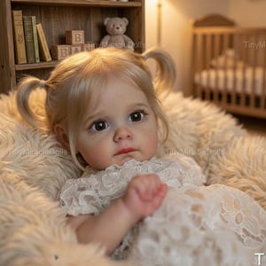 Muñeca Reborn de 60 cm (24 pulgadas), bebé realista de vinilo de silicona suave, muñeca articulada con cabello implantado a mano, regalo coleccionable.