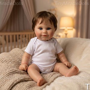 Anano Reborn Bébé Poupée Garçon Qui Ont L'air Réel Nouveau Né 46cm Yeux