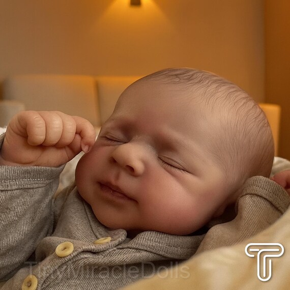 19” Realistic Reborn Baby Doll – Full Body Silicone Vinyl Newborn with Soft Skin, Lifelike & Poseable