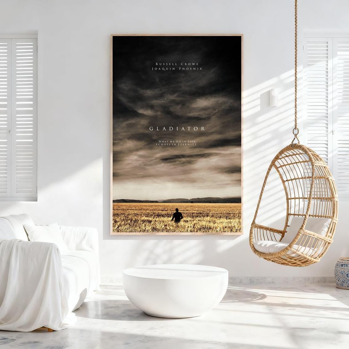 グラディエーター映画ポスター ロールキャンバスアート リビングルーム＆寝室のインテリアに - Etsy 日本, image size:1134x1134