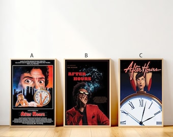 アフター・アワーズ 映画ポスター：1985年ブラックコメディ映画
