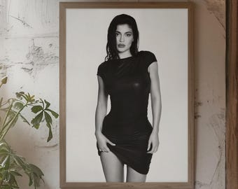 Megan Fox Poster Print | Hollywood Actress Wall Art | Vintage Celebrity Decor | Instant Download | Glam Room Aesthetic | Digital Print