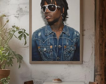Chief Keef Poster Print | Drill Music Wall Art | Hip Hop Room Decor | Instant Download | Chicago Rap Legend | Street Culture Digital Print
