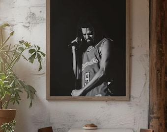 Affiche de concert live de J Cole | Art mural hip-hop Dreamville | Impression de scène Rap Legend | Décoration de chambre pour ventilateur | Téléchargement instantané