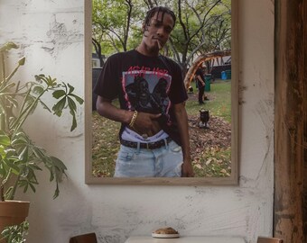 Affiche Rocky dès que possible | Art mural hip-hop street style | Décoration de chambre culture rap | ASAP Mob Fan cadeau | Téléchargement instantané | Impression numérique