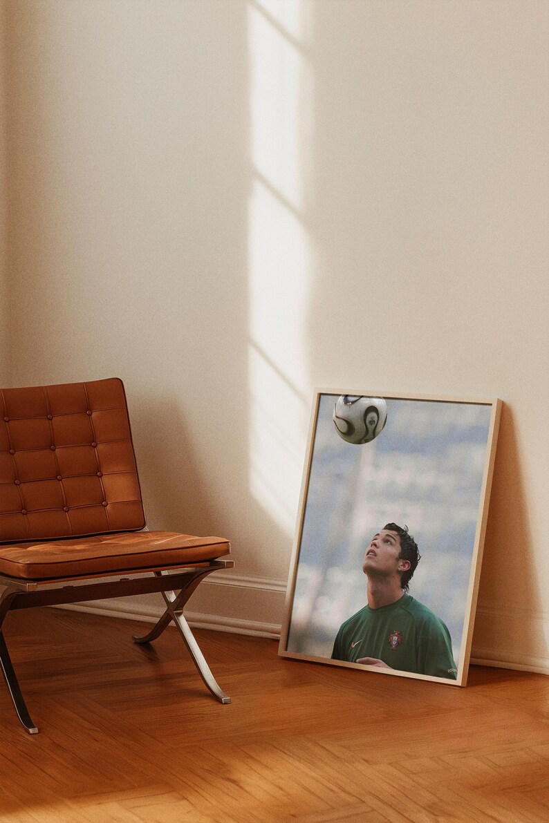 Cristiano Ronaldo Poster | Football Legend Wall Art | Soccer Icon Decor ...