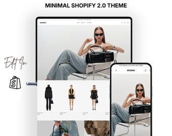 Minimal Shopify Theme For Women Clothing | Luxury Boutique Shopify Template | Modern Clean & High Converting | Shopify Clothing Store 2.0
