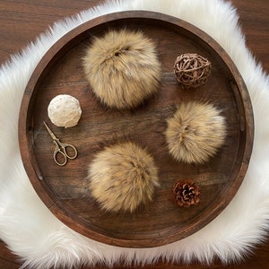 Faux Fur, Pom, Pom Pom, Pompom | Grecian Gold